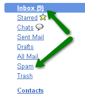 screenshot of google inbox and trash - by http://www.chinavasion.com/